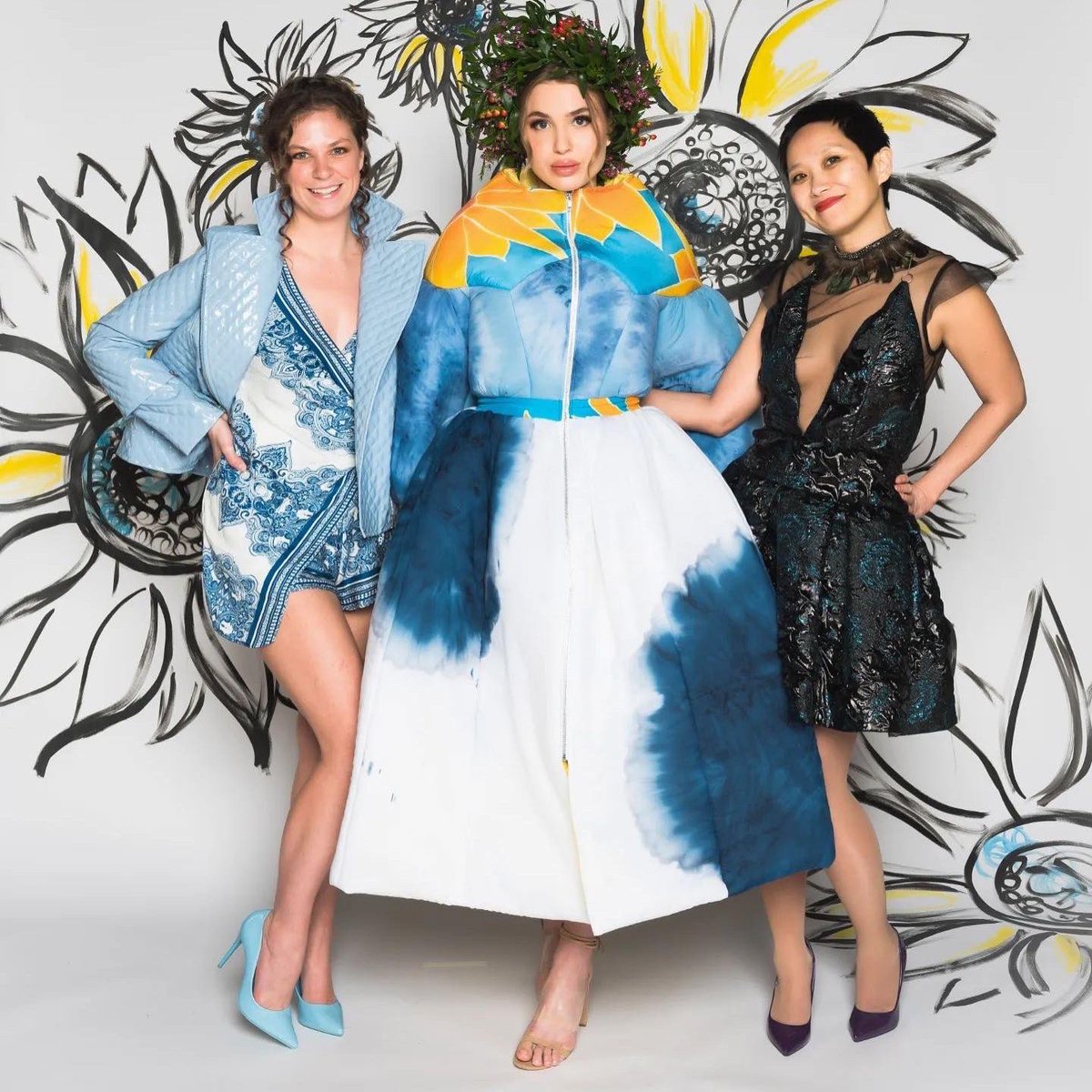 a glimpse of our special coat dress collaboration with <a href="/DeeSilkie/">Dee Silkie</a> to raise funds to aid efforts in the ukraine at the <a href="/FGIToronto/">FGI Toronto</a> high fashion fundraiser last week…

#luxurywomenswear #tactilelandscapes #fashionforacause #standwithukraine #luxuryfashion #madeincanada