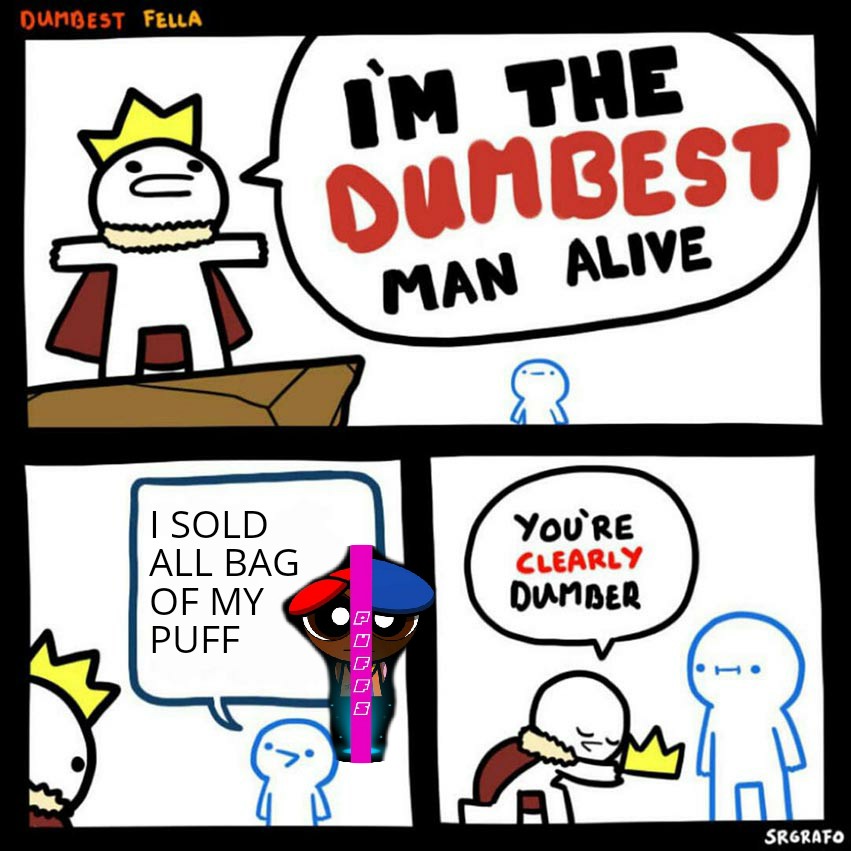 Dre_PrinceOfSky's tweet photo. @1goonrich Exactly
@Pufflegends
#PUFFMEME #CRO https://t.co/lNC59LHaxi