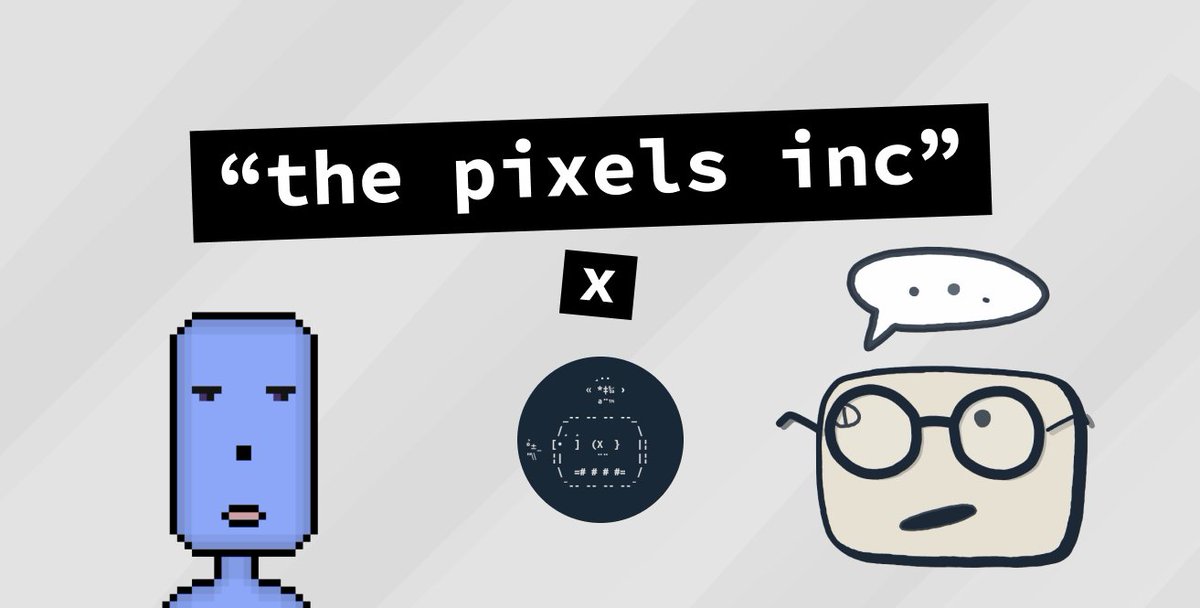 intartNFT's tweet photo. Our next "the pixels inc" x friends collaboration is with @Nobodyeth! https://t.co/nOUxuVzyrP