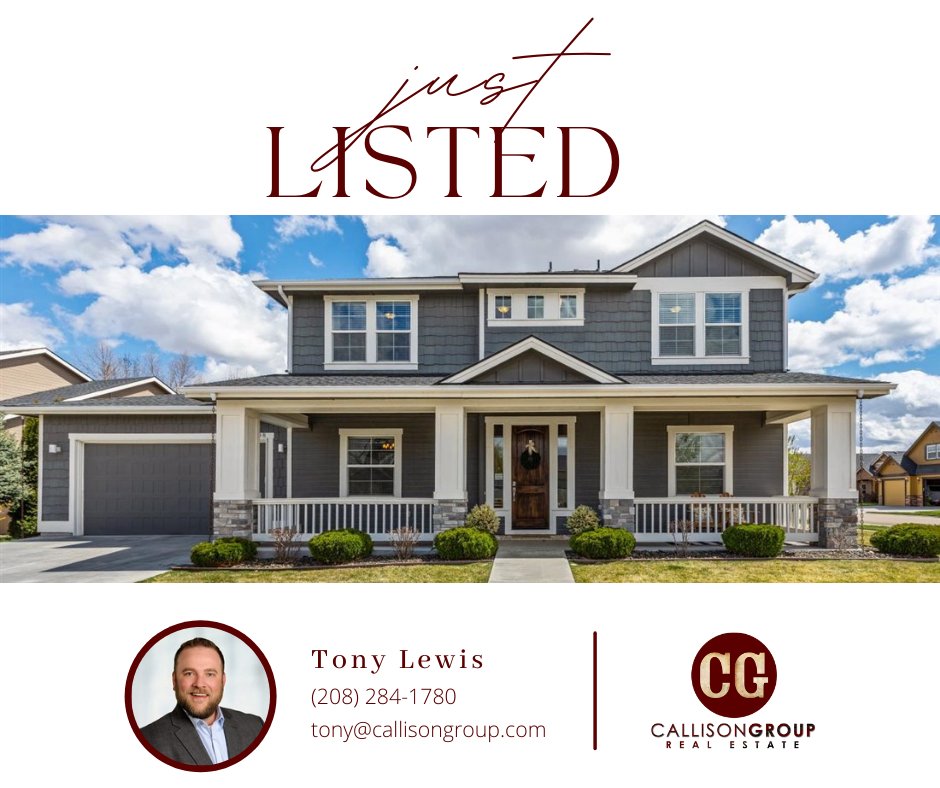 🏡 JUST LISTED! Modern 4 bed 3.5 bath home on a large corner lot in Star, ID.

📌 Location, photos, and more information➡️ tinyurl.com/98838767

#newlisting #justlisted #callisongrouprealestate #tonylewis #treasurevalleyrealestate #staridaho #streamviewsubdivision #idahohomes