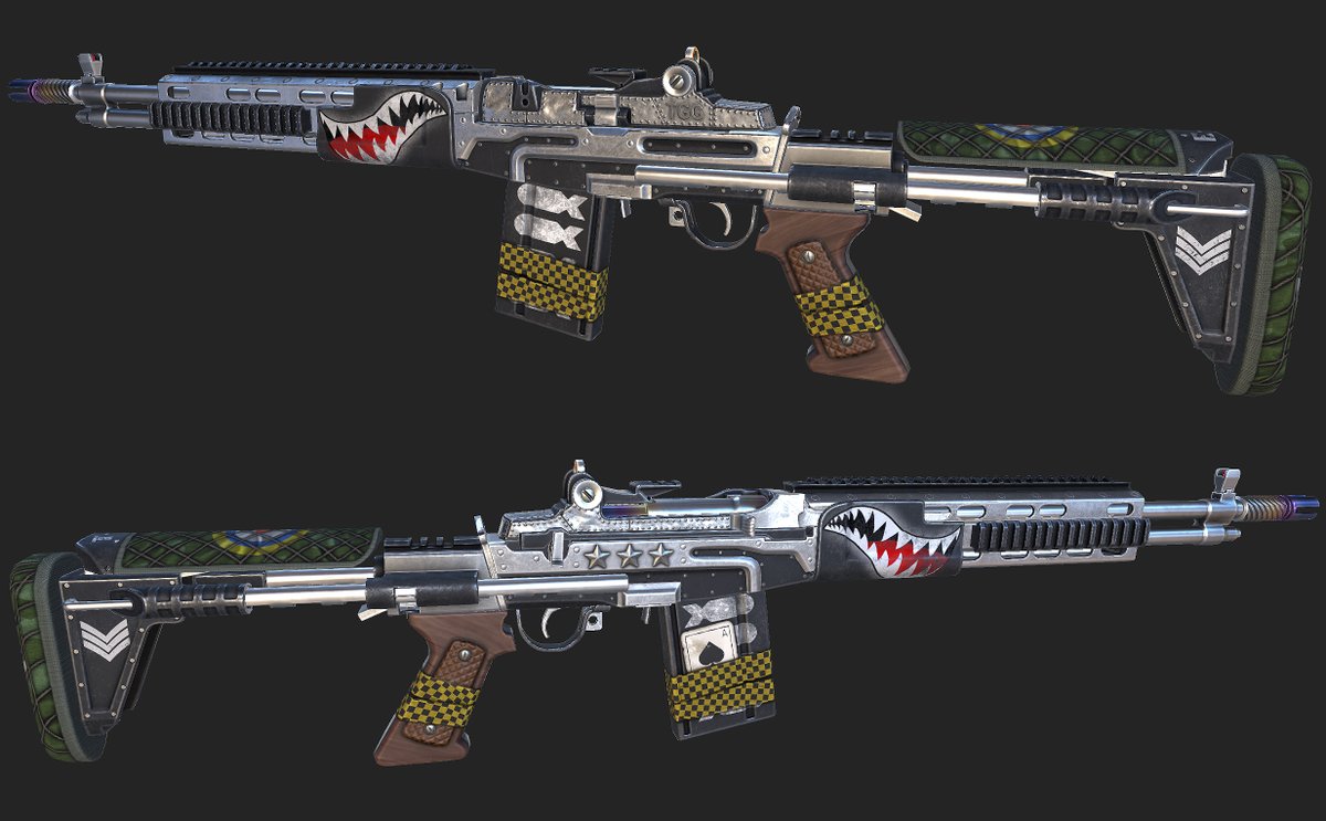 My Bombshell M39 is in the shop for the next week! thank you <a href="/Robstar93/">𝓡𝓞𝓑𝓢𝓣𝓐𝓡</a> &amp; <a href="/DiazzWorkshop/">Diazz</a> for bringing the skin to life for me! and <a href="/playrust/">Rust</a> for the accept! Get it here- store.steampowered.com/itemstore/2524…