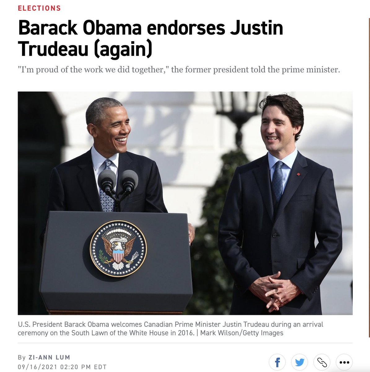 Not much different, I suppose, than @BarackObama seal of approval on @JustinTrudeau during #Elxn44.

#cdnpoli #FrenchElections2022 #FrenchElection