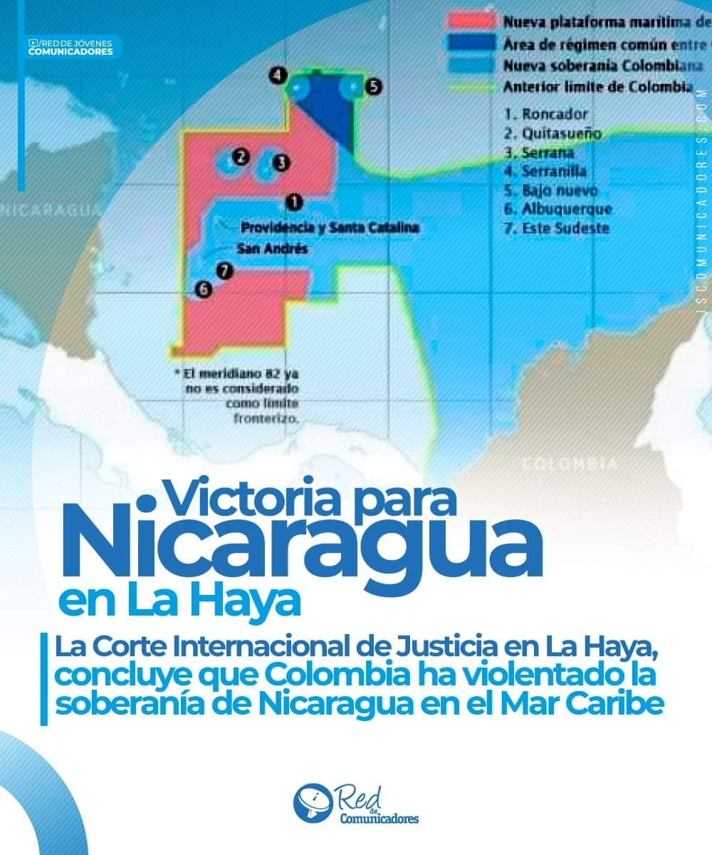 #VictoriaDeLaPaz para #Nicaragua ante La Haya.