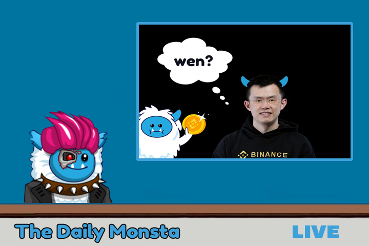 Wen News?

#thebeastofbsc #cryptonews #news #binance #bsc #defi $BNB $MONSTA $CAKE #cryptocurrency #pancakeswap