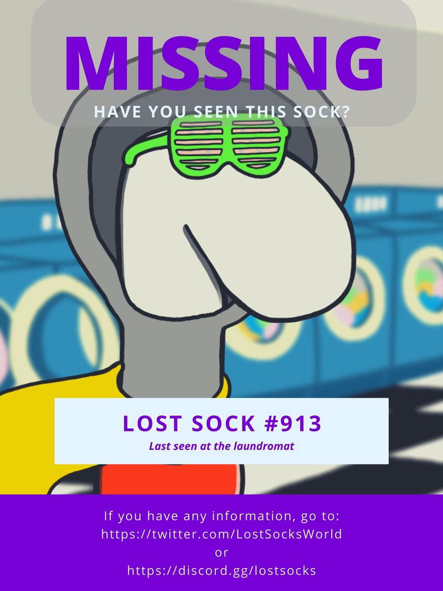 If you haven't seen @LostSocksWorld yet, you need to. Join dc, read roadmap, read faq, mint, stake, enjoy the ride. They're living in the future meta-irl world.