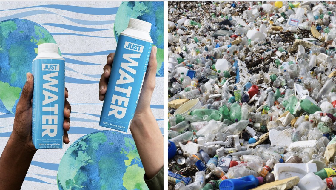 Did you know that scientists expect more #plastic in the ocean than fish (per weight) by '50? #singleuseplastic alternatives play a critical role in our bi-national efforts to reduce #marinedebris We're happy to work w/ eco-conscious brands like @JUST water! #EarthDay22