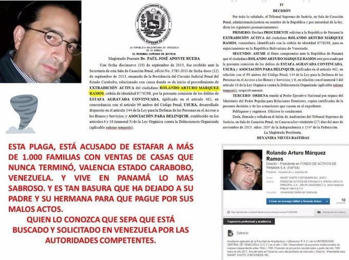 Aguamarina387's tweet photo. @migracionpanama @MinSegPma @PGN_PANAMA @ANTAI_Panama Entendieron que pueden ocultar delincuentes, estafadores en su país, dándose de víctima como un perseguido ? #Aguamarina queremos su captura y extradición inmediata y su hermana que labora en un banco https://t.co/LtNIBGACUP