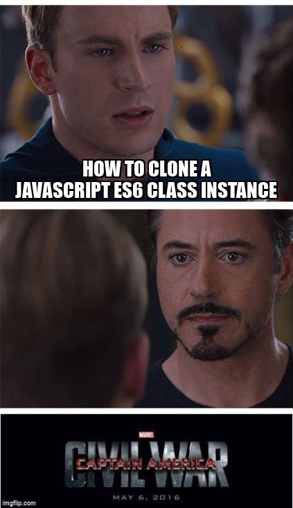 overflow_meme's tweet image. How to clone a javascript ES6 class instance stackoverflow.com/questions/4147… #javascript #ecmascript6 #es6class #nodejs