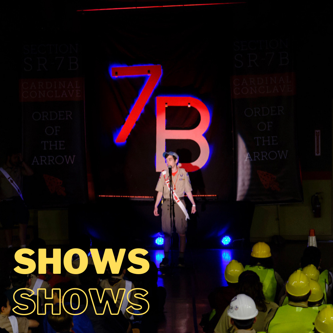 Enjoy three top-notch productions throughout your weekend at Conclave. With skits, competitions, performances, and more to be announced (👀), be sure to show your spirit at SR-7B Shows!