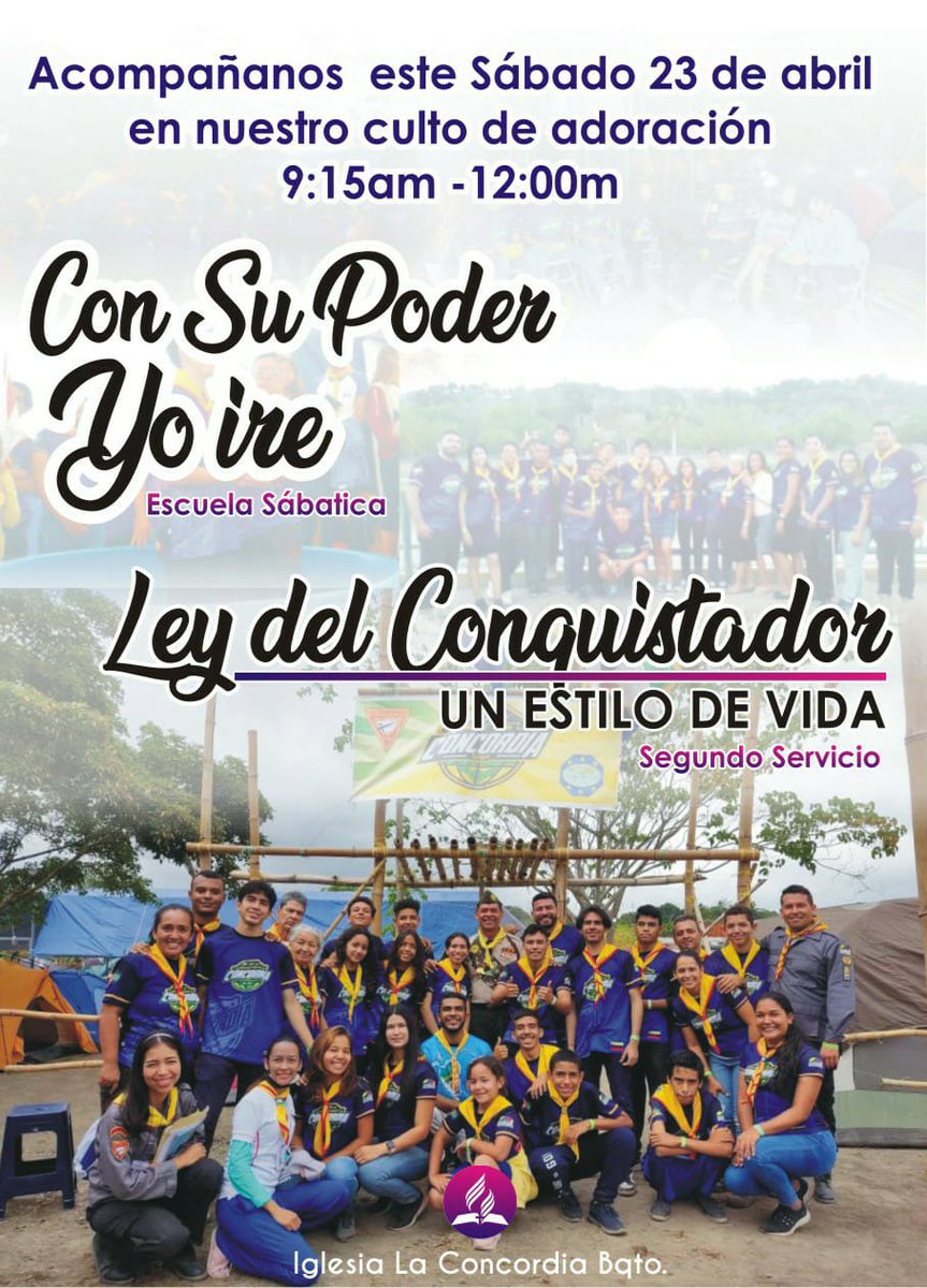 lalo78_5's tweet photo. Club concordia también dice presente a la semana de evangelismo con el Pr Arnaldo Cruz #EsperanzaParaUnMundoEnfermo https://t.co/bn2nNuibUi