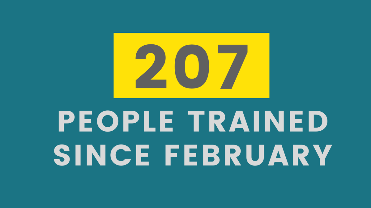 NoHumanTraffic1's tweet photo. Our training team reported today that they have trained 207 people since February at various hotels and motels across the metro area. Thank you to our hard-working trainers who volunteer their time! https://t.co/wGwZut79Qg