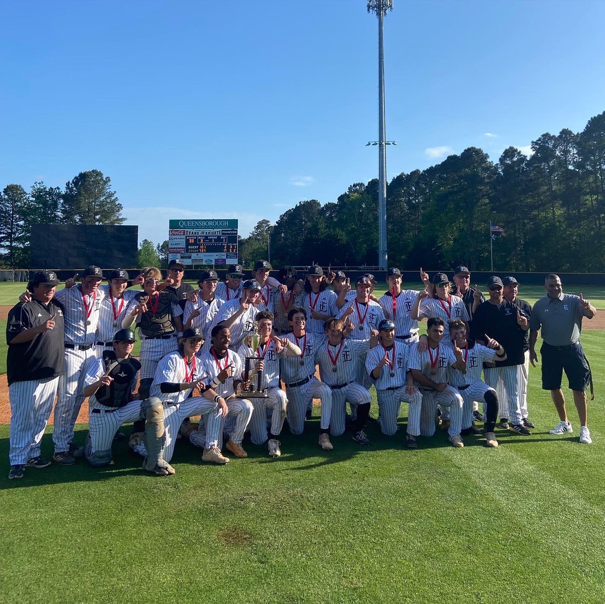 EHS_base_ball's tweet image. For the first time in 21 years, YOUR KNIGHTS ARE REGION CHAMPIONS!!!