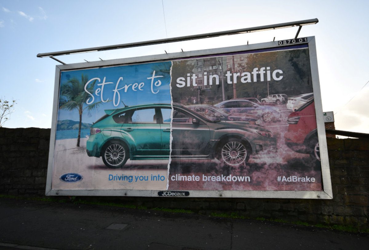 monsieurballard's tweet photo. @nextSibling @thenewlove So why are there so many car adverts that feature empty roads, totally empty city streets & other delusional fantasy scenes to make you believe their car will ‘set you free’? 🤔
Check out @BrandalismUK https://t.co/5C9Ij5QzEK