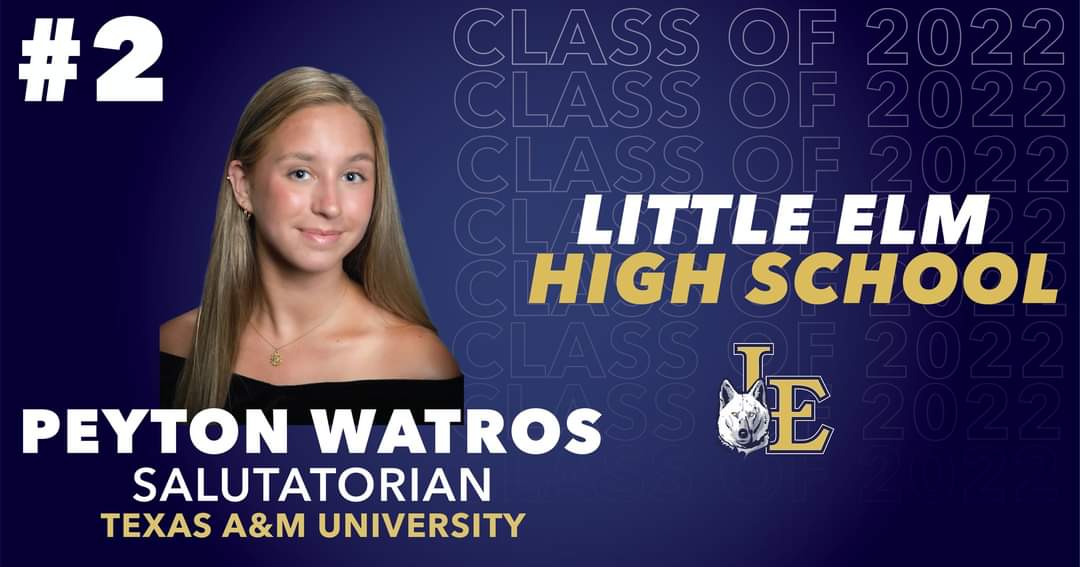 There is no greater joy as a Coach than to see hard work pay off, especially in the classroom.  We are very proud to be able to Coach you Peyton and get to see what opportunities await you in College and Beyond! Congratulations! <a href="/LEISDAthletics/">LEISD Athletics</a>