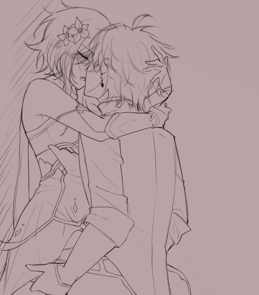 aitsuwu's tweet photo. My current chilumi sketches are all kinda spicy 👀💦 https://t.co/WcDpepDSuW