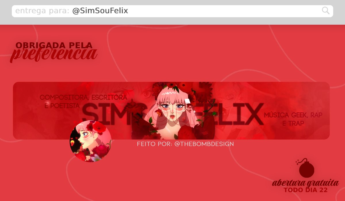 ✨ Entrega para: @SimSouFelix / Layout para Youtube