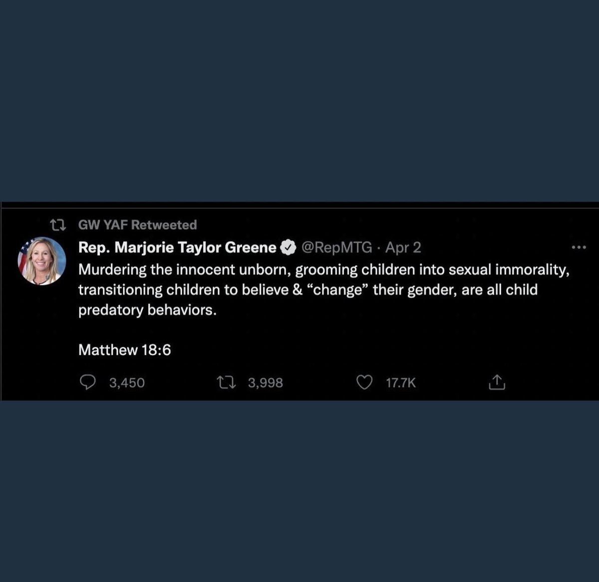 GW R.A.G.E. tweet media