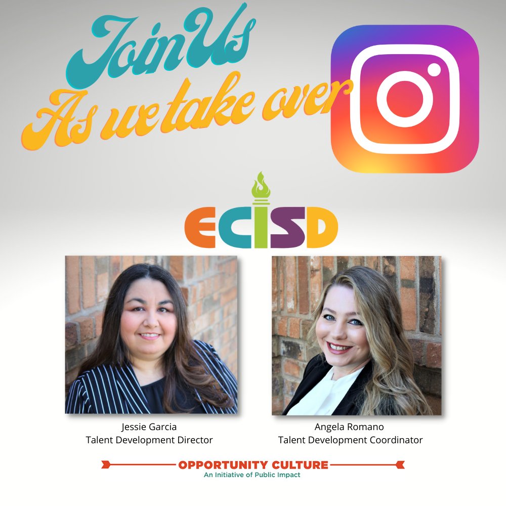 Join us tomorrow as we take over <a href="/PublicImpact/">Public Impact</a> Instagram with #ECISDTalented <a href="/jesgar_cia/">Jessie Garcia</a> and <a href="/ARomanoECISD/">Angela Romano</a> #TeamECISD 👀Let's go!

Click here: instagram.com/publicimpact/