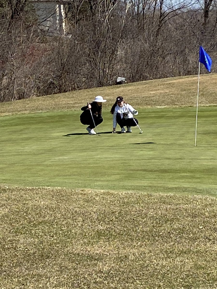 Great round today from these two. #teamwork