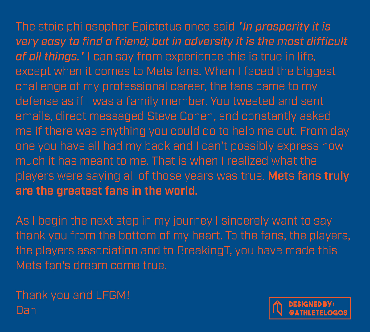 athletelogos's tweet image. Thank you Mets fans. Without you this would have never been possible. #LFGM 

breakingt.com/collections/th…