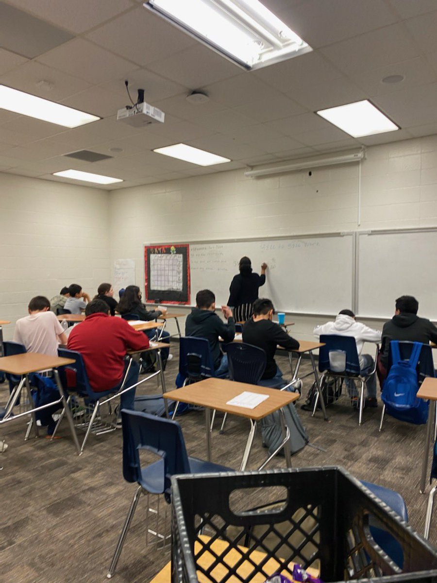 We are in it to win it with our Panther Academy @MisshunnaD Thank  you to our Dean of Instruction for stepping in to help our students conquer the math STAAR!