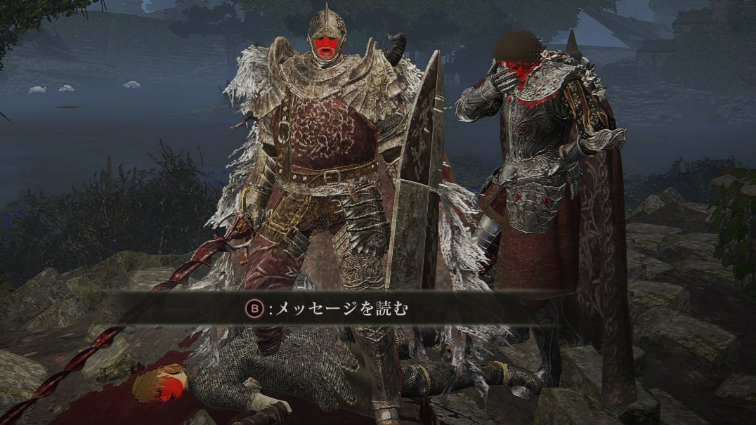 mihori_dqx's tweet photo. エルデンリング、バージョン1,04から起きているバグ

顔がNPCに移植されるバグどうにかできん？

悲しいシーンも爆笑シーンに変わるんだよね😰

#ELDENRING 
#エルデンリング https://t.co/ZamMnEkkfm