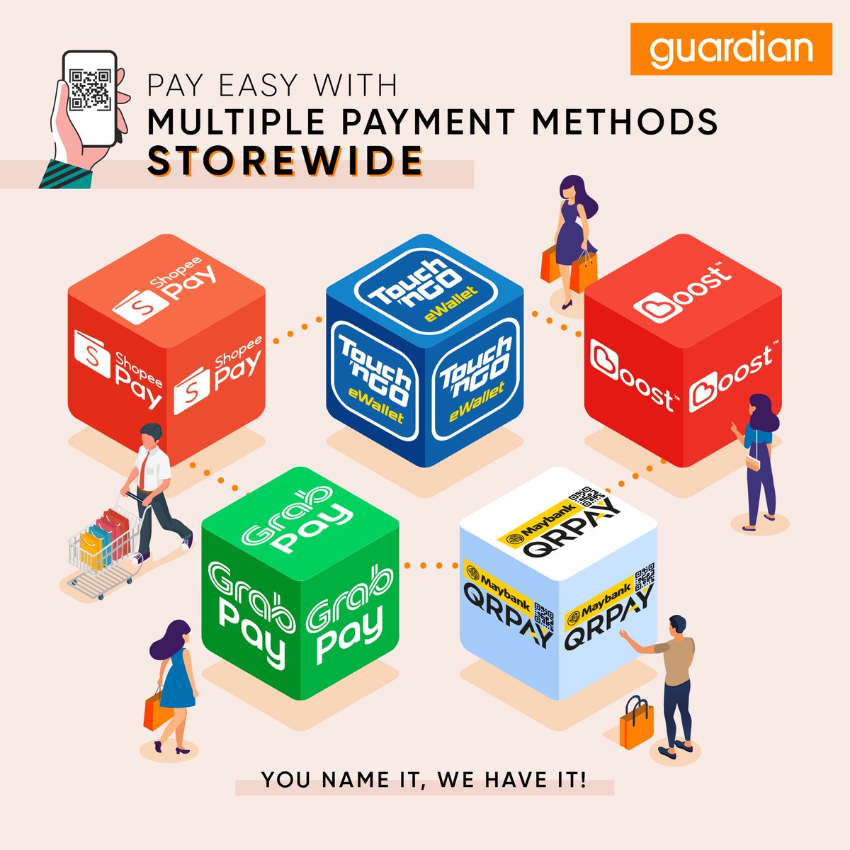 GuardianMYS's tweet photo. ๐๐ฐ ๐๐ข๐ด๐ฉ๐ญ๐ฆ๐ด๐ด๐ฑSTOREWIDE
Beep and shop the next time you are heading to Guardian Stores for your healthyโbeauty essentialsโ
๐ Shop conveniently and easily nowโค๏ธ
#GuardianMY #GuardianOnline #GuardianMYAPP #GuardianSquad #JomGuardian #HealthyBeauty #Payment #cashless https://t.co/NL0tfAOVvg