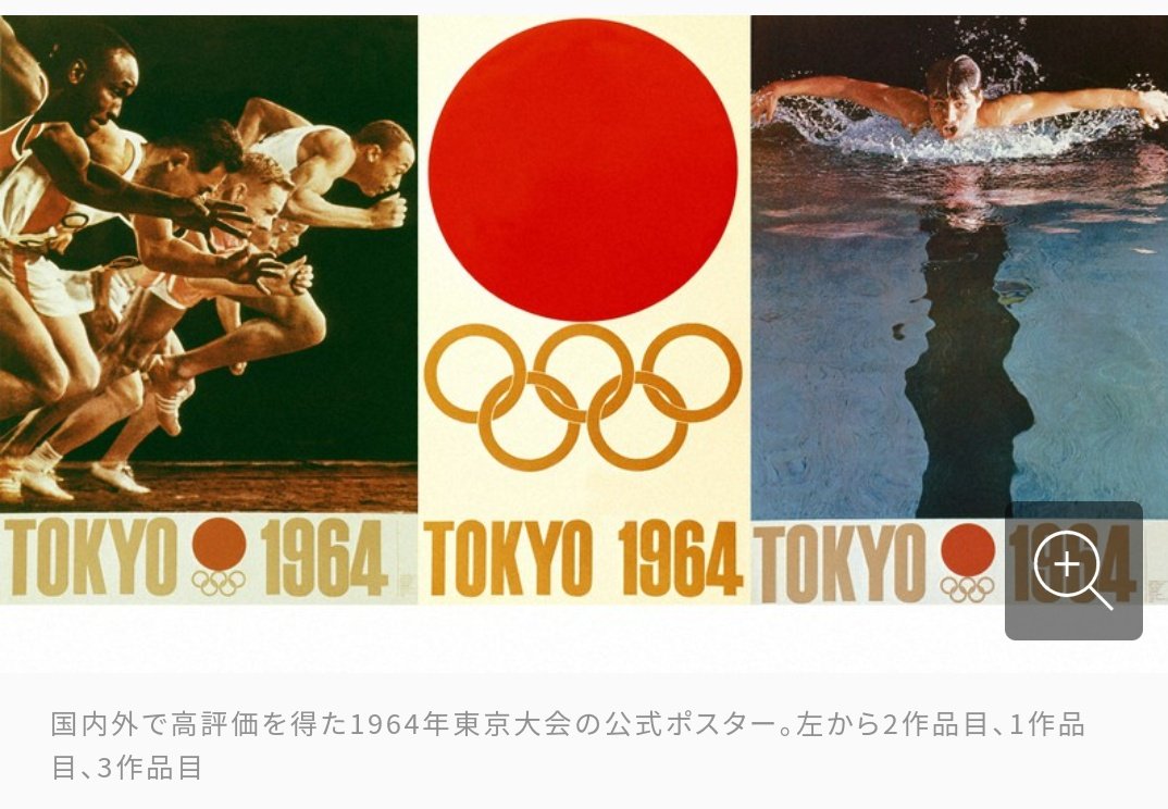 西JQ6 【 亀倉雄策 】 1964年 東京オリンピックポスター 水泳