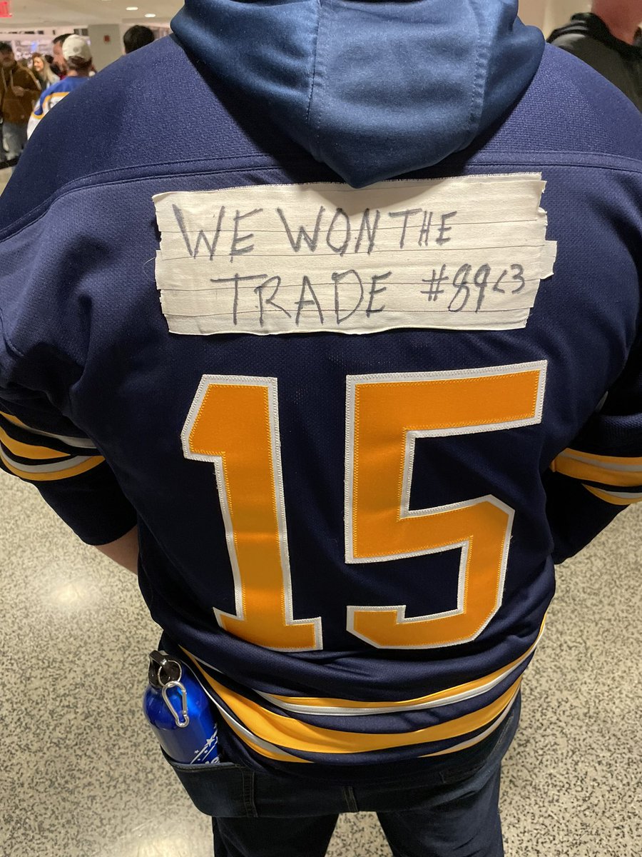 EssPostSabres's tweet image. One of the best rando jerseys I saw tonight