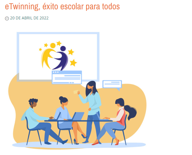 Orgulloso de ver materializado el artículo que junto con otros embajadores #eTwinning hemos escrito para el portal nacional de <a href="/eTwinning_es/">eTwinning España</a> "#eTwinning, éxito escolar para todos" etwinning.es/es/exitoescola… #recomiendo <a href="/educacyl/">Educación JCyL</a>