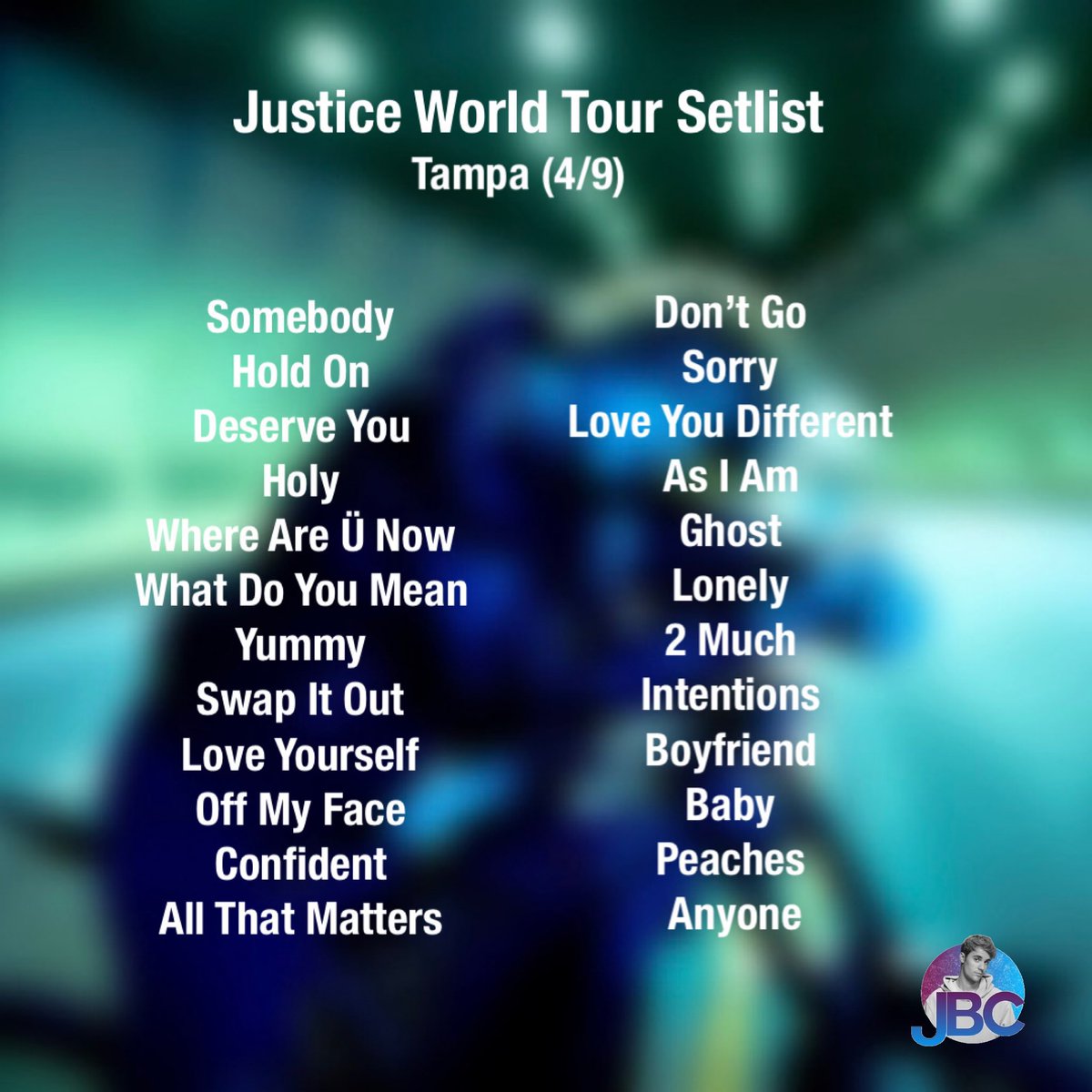 biebersbroken_'s tweet photo. Set list ทีผ่านมานะคะ

ร้องเป็นหมดทุกเพลงยังง!?! อย่าให้เสียชื่อบางกอกเด้อ เราต้องร้องให้ดังที่สุดดดไปฝืกร้องกันรอเลย 
#JusticeTourBangkok https://t.co/0AYguYuUGS