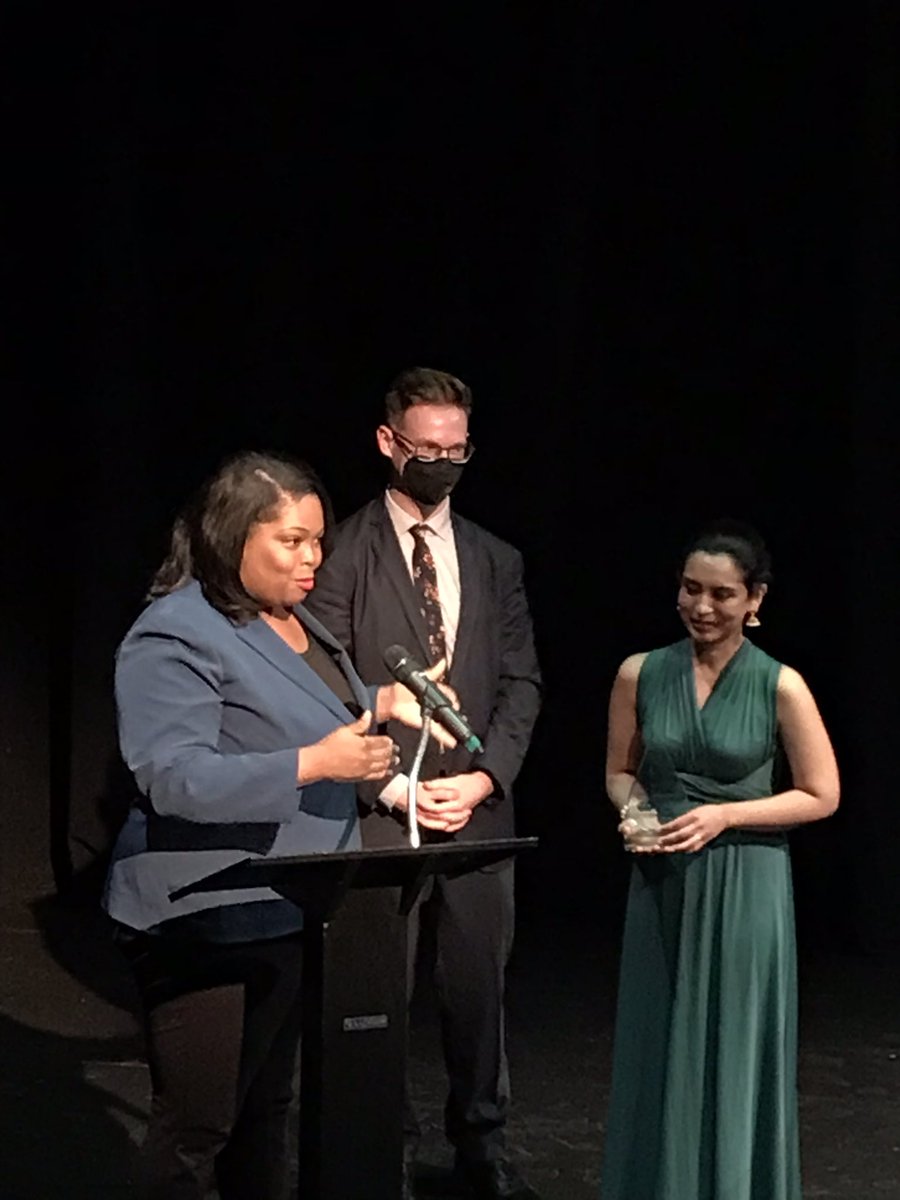 nathadon's tweet photo. Thank you @CouncilwomanKGR for helping us celebrate the green stormwater infrastructure community's incredible achievements of this past year and congratulations to all the finalists and awardees! @sbnphila @WilliamPennFdn @WaterCenterPenn https://t.co/5FIPzuhs3N