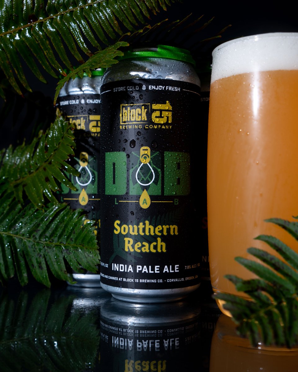The DAB Lab Southern Reach🌿 This Dab Lab will leave you in a daze of big citrus notes with orange and lemon, papaya, mango, & pineapple with a dank and resinous taste... instagram.com/p/Ccl2c3IvFAu/ #Block15Brewing #DeliveringHoppiness #CorvallisOregon #block15beer #portlandoregon