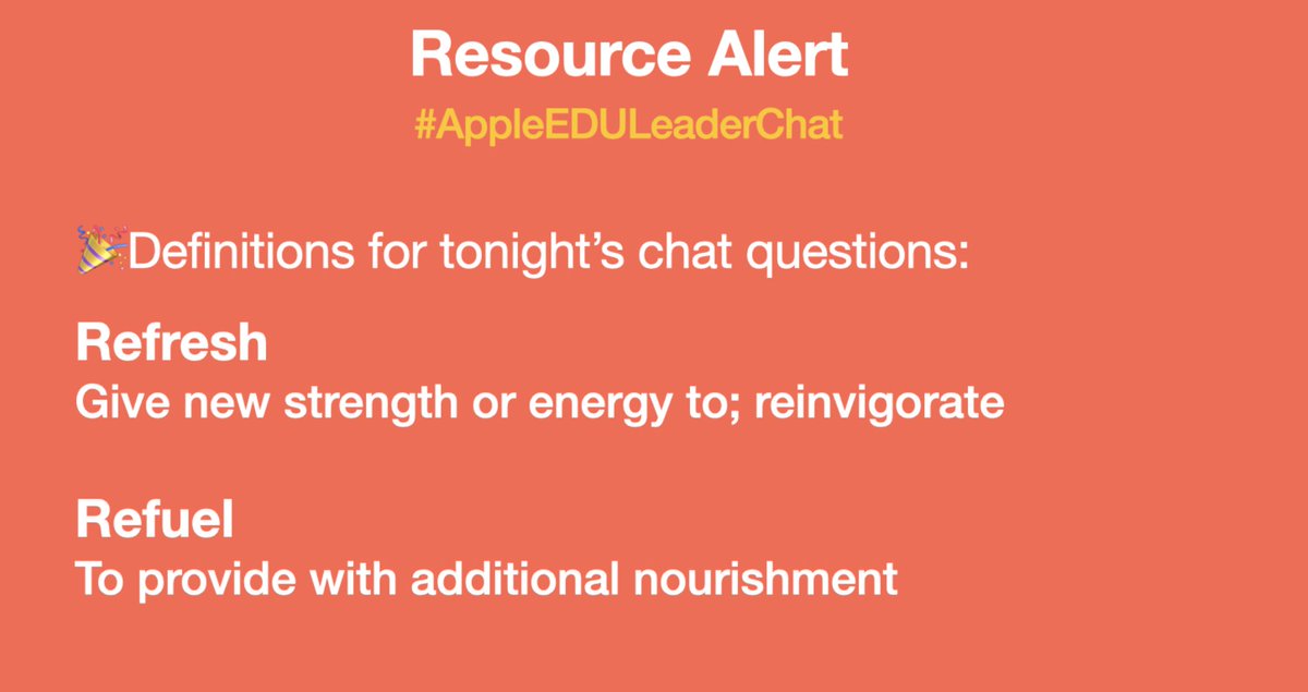 DEFINITION ALERT
<a href="/JessicaCabeen/">Jessica Cabeen</a> 
#AppleEDULeaderChat 
<a href="/MHFirstAidUSA/">MentalHealthFirstAid</a> <a href="/NASSP/">National Assoc. of Secondary School Principals</a> <a href="/SameHere_Global/">#SameHere Global Mental Health Movement</a> <a href="/StampStigma/">Stamp Out Stigma</a> <a href="/NAMIDelaware/">NAMI Delaware</a> 
<a href="/pushboundEDU/">Pushing Boundaries Consulting, LLC</a>
<a href="/Belouga_/">Belouga</a>
