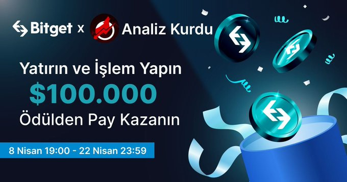AnalizciKurt's tweet photo. 🎉HIZLI ÇEKİLİŞ 2 - 150$ $BITGET

1⃣ Beğeni + RT
2⃣ BORSA KAYIT https://t.co/OtMhsZYFqt
3⃣Yoruma UID yazmak yeterli ✅

Ayrıca BUGÜN 23.59 a kadar kayıt olan herkes 100.000$ ödülden pay alacak
Bol şanslar arkadaşlar🎀 https://t.co/DpJMkXrOjc
