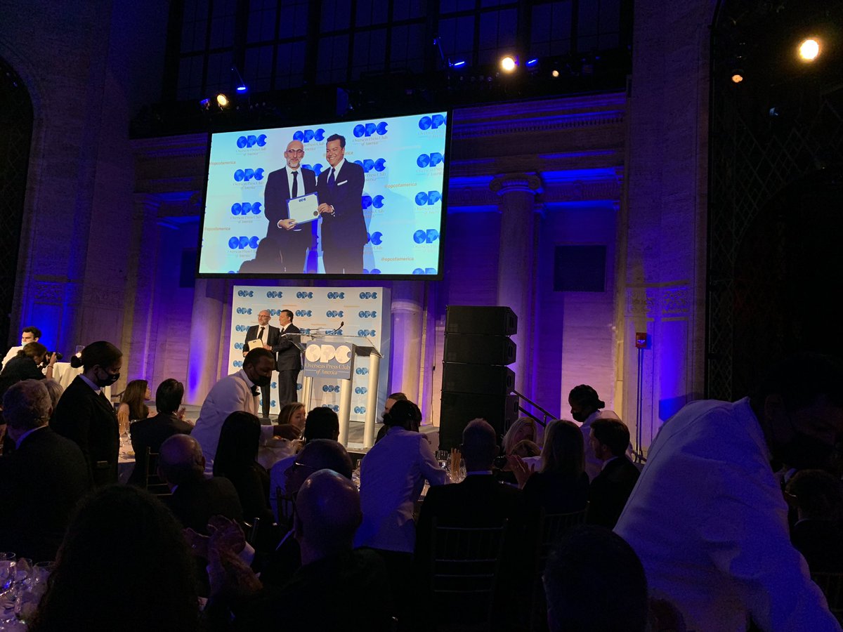 Congrats to photographer <a href="/DanBalilty/">Dan Balilty</a> and <a href="/nytimes/">The New York Times</a> for the <a href="/opcofamerica/">Overseas Press Club</a> feature photography award! Poignant photos of Jewish Orthodox communities during Covid.