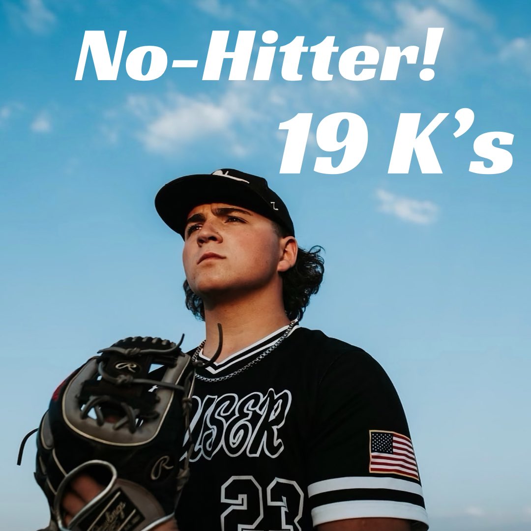 Johnson with a complete game No-Hitter with 19 strike outs vs Waldron tonight. Jets win 1-0.