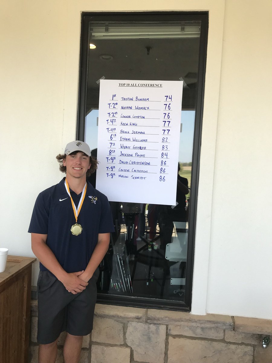 Conference Champion with a 74 at Winter Creek GC