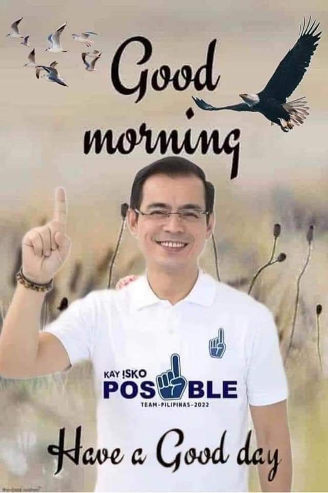 Hi sa lahat ng mga ISKONIANS WORLDWIDE..
Kunting sipag at tiyaga nlng para sa ating susunod na Pangulo na si ISKO MORENO DOMAGOSO..

#UniteForIsko 
#SwitchToIsko 
#KayIskoPosible 
#PilipinasGODFirst 
#IbaNaman 
#2joints 
#IskoParasaBayan