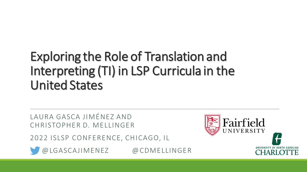 Looking forward to presenting my paper with <a href="/lgascajimenez/">Laura Gasca Jiménez</a> at #ISLSPCIBER on the role of translation/interpreting in language for specific purposes! #lsp #languagelearning <a href="/LangForCareers/">Mary Risner</a>