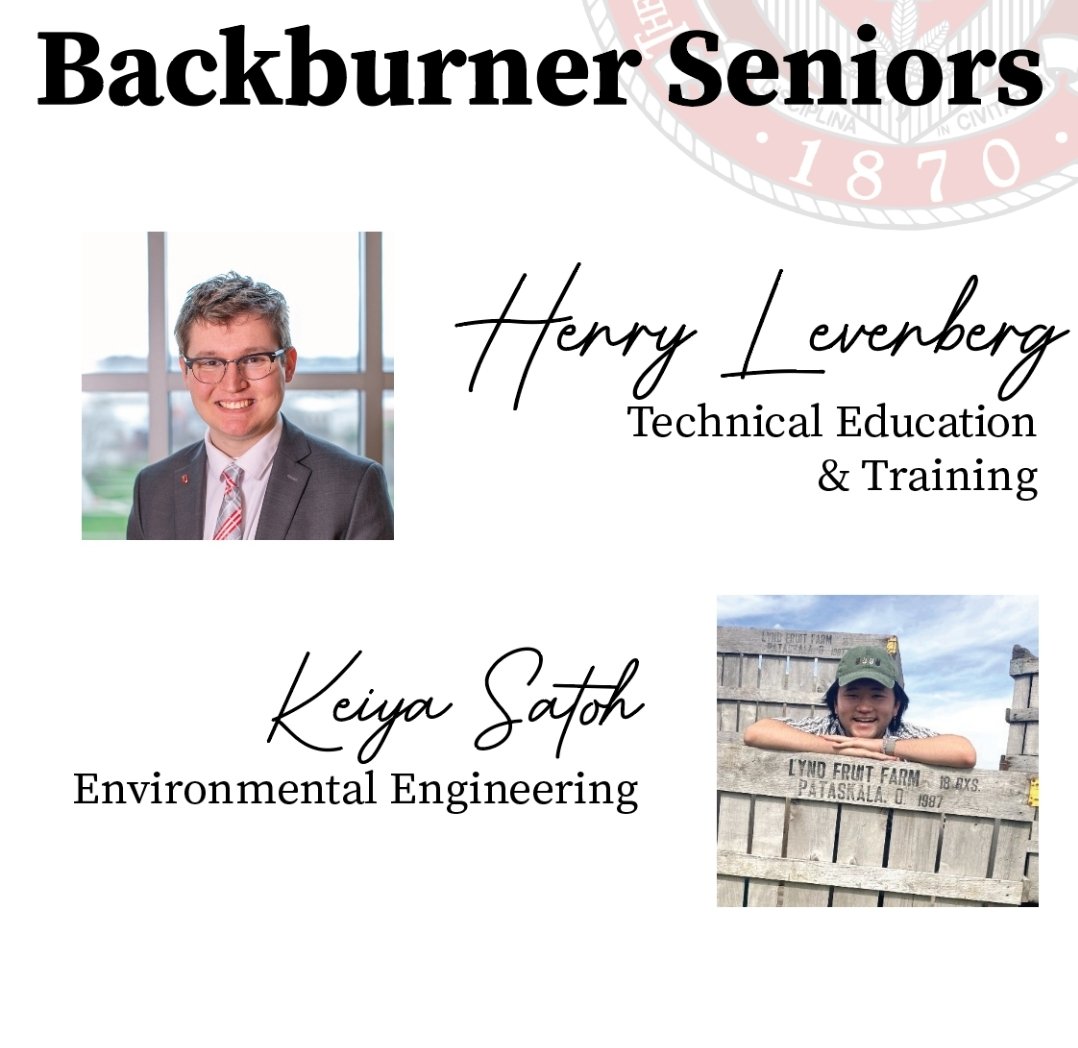 BackburnerOSU's tweet photo. Did someone say Senior send-off (Part 2)?! Come see these wonderful seniors in their last Backburner show TOMORROW @7:30 (doors open at 7) in the Ohio Staters Inc. Room in the Union! https://t.co/UwIousLUKq