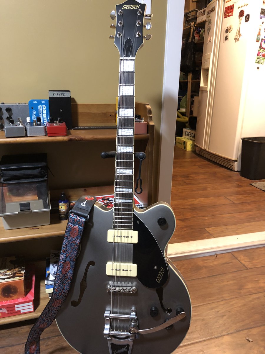 CKiritz's tweet photo. @baseballtwit I was asking about the amp. Curious since I have an Orange Rocker 32. Love the guitar, btw. I go this one a couple of years ago and have had a blast: https://t.co/gnYMWgRW3G