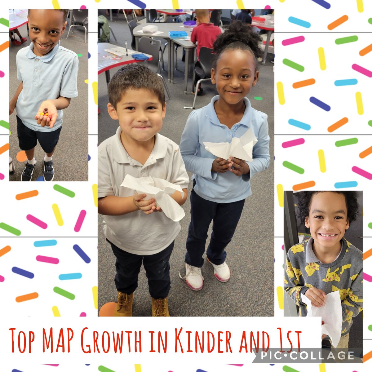 litcoachburrell's tweet photo. The MAP fairies came to give students Skittles for each growth point @NWEA Reading MAP test! @eyeonliteracy @tilleylcfb @MrsRobersonCFB @arelisreyes21 @CFBISD @drdanawest @Susantkelly @smithtcfb https://t.co/0A8YDJbuKM