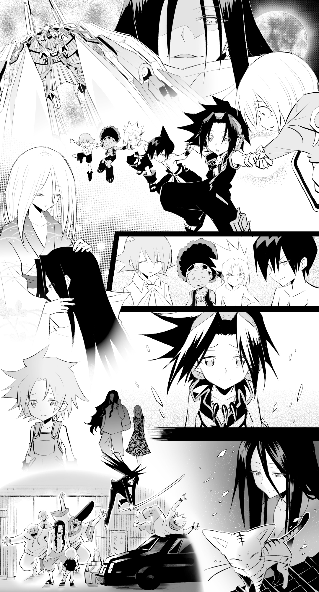 Shaman King プロジェクト公式 続編制作決定 Shamanking 振り返りイラスト 第52廻 Shaman King God End 振り返りイラストを公開 最終話の情景が再び 第52廻はnetflixにて配信中 ほか各種配信サイトでは第51廻が配信中 配信サイト一覧
