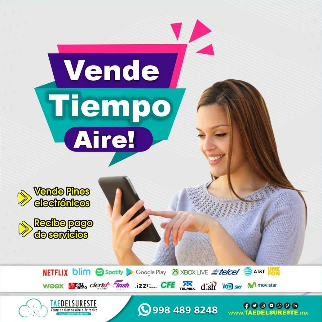 Taedelsurestemx's tweet photo. Vende recargas electrónicas SIN cargos por operación! 🖥💴✔️
📅 Aplicación de saldos los 365 Días del año
➡️ Vende pines electrónicos
➡️ Vende recargas
➡️ Ofrece pago de servicios
📞 Informes 998 489 8248
⚠️ Seguro Y Estable (FACTURAMOS)
Regístrate GRATIS: https://t.co/M6zMNRJI7O https://t.co/lE7kCAuosW