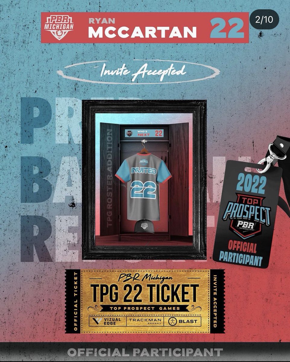 RyanMcCartan9's tweet photo. Thank you for the invite to #TPG22
@PrepbaseballM @Aaronfwilson https://t.co/fPhRq9O73D
