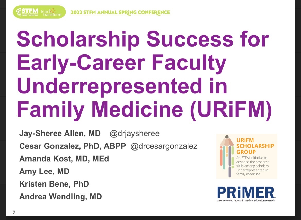 All I have to say is we were in #drjayshereemode today! (Meaning we got stuff done!) Prepping for a diversity presentation that actually has BIPOC diversity representation! I 💜  working with you @drjaysheree   @drjaysheree #URiFM #FMRevolution #STFM2022 #BIPOC