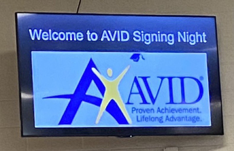 Tonight our teachers were at <a href="/TwainMS/">Twain Middle School</a> to watch some former students celebrated at the AVID signing ceremony. 💕💕💕💕 #proudfamily
