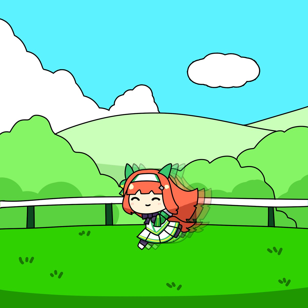 #ウマ娘
絵柄の振れ幅東京大阪間 