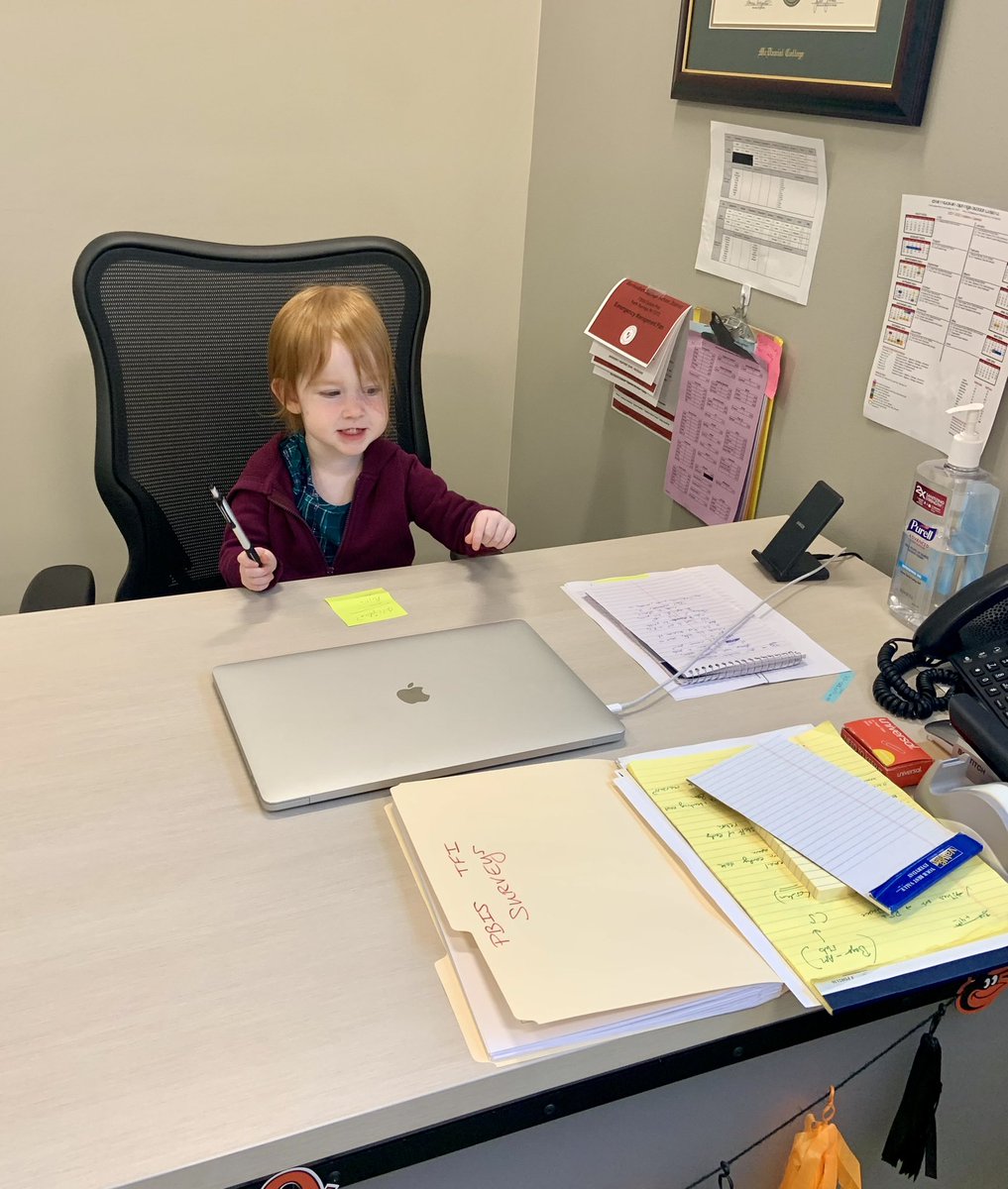 I’d think that parents may be easier on her, but I worry how she’d do with students. 🤔 Dad will keep his day job for now.